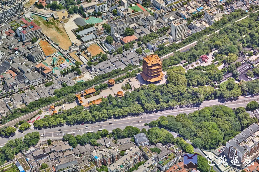 一樓一閣，均以數字化方式呈現——實景三維“復刻”大美武漢